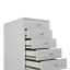 Classic White 5/9 Drawers Opened