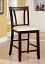 Dark Cherry/Ivory Counter Ht. Chair