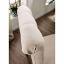 Ivory Side Chair Scroll Back
