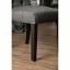 Gray Side Chair Leg View