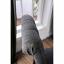 Gray Side Chair Scroll Back