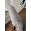 Light Gray Side Chair Scroll Back