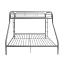 Silver Twin XL/Queen Bunk Bed Front