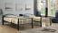 Black Twin/Twin Bunk Bed Used Separate