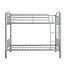 Silver Twin/Twin Bunk Bed Frame