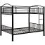 Black Full/Full Bunk Bed Frame