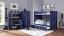 Blue Complete Industrial Bunk Bed Set