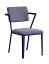 Gray Fabric/Blue Chair