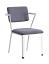Gray Fabric/White Chair