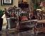 Dark Brown Loveseat w/ 5 Pillows