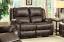 Brown Reclining Loveseat
