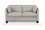 Dusty White Loveseat Front