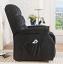Black Power Lift Recliner Side w/ Massage Controller