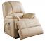 Beige Power Lift Recliner Angle