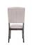 Beige Linen/Weathered Gray Oak Side Chair