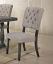 Beige Linen/Weathered Gray Oak Side Chair