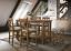 Complete Weathered Oak Counter Height Table Set