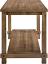 Weathered Oak Counter Height Table Front