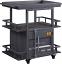 Gunmetal Serving Cart Angle