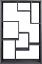Gunmetal Bookcase