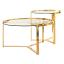 Gold Nesting Coffee Table
