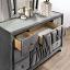 Gray Dresser with Mirror