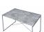 Faux Concrete & Silver Table