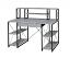 Faux Concrete/Black Writing Desk