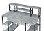 Faux Concrete/Black Writing Desk
