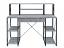 Faux Concrete/Black Writing Desk