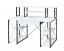 White/Black Writing Desk