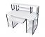 White/Black Writing Desk