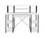 White/Black Writing Desk