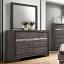 Gray Dresser W/Mirror