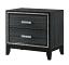 Weathered Black Nightstand