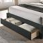 Dark Gray Bed