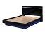 Black/Chrome Bed