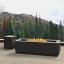 Black Reflective Fire Glass	