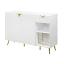 White High Gloss Server
