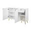 White High Gloss Server