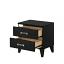 Nightstand Black Finish