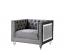 Gray Velvet Chair