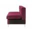 Burgundy Velvet Sofa