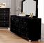Black Dresser w/ Mirror