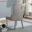 Gray Wingback Chair