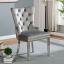 Gray Wingback Chair