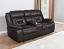 Dark Brown Loveseat 