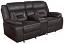 Dark Brown Loveseat 