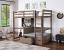 Warm Gray Twin/Workstation Loft Bed