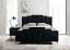 Black Bed with Night Stand
